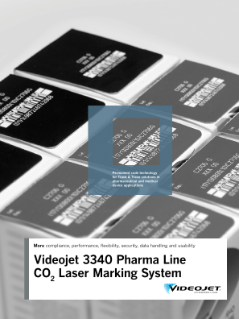 Brochure về Máy in Videojet 3340 cho dây chuyền dược phẩm